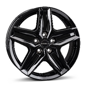 JANTE BORBET CWZ 7,5X18 ET53 5X120 BLACK GLOSSY 65,1 - Imagem Secundária 1