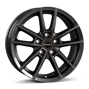 JANTE BORBET W 6X15 ET43 5X108 CINZA ESCURO 72.5 - Imagem Secundária 1