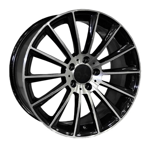 JANTE BK836 8.5X18 5X112 ET45  BLACK POLISH 66.56 - Imagem Secundária 1